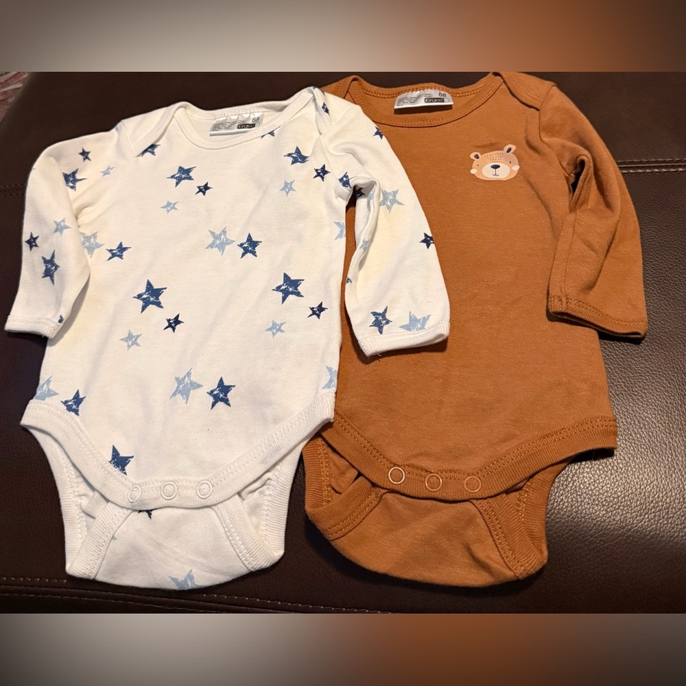 Erge Blue Star and Bear Brown Bodysuits